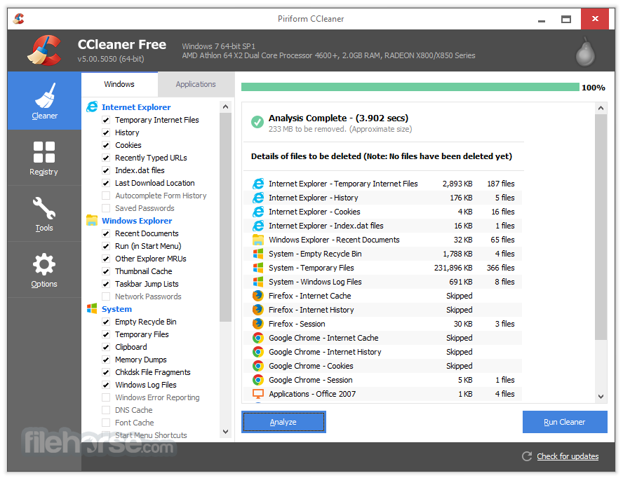Free Download CCleaner Offline Setup Installer